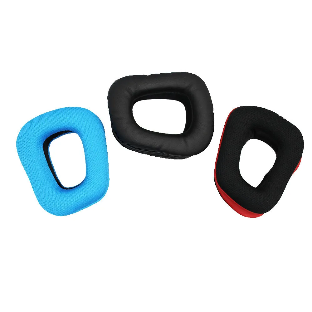 1 Pair DHW-1104 Soft Sponge Replacement Earpads Earmuff Accessories for Logitech G35/G930/G430/F450 Headphone