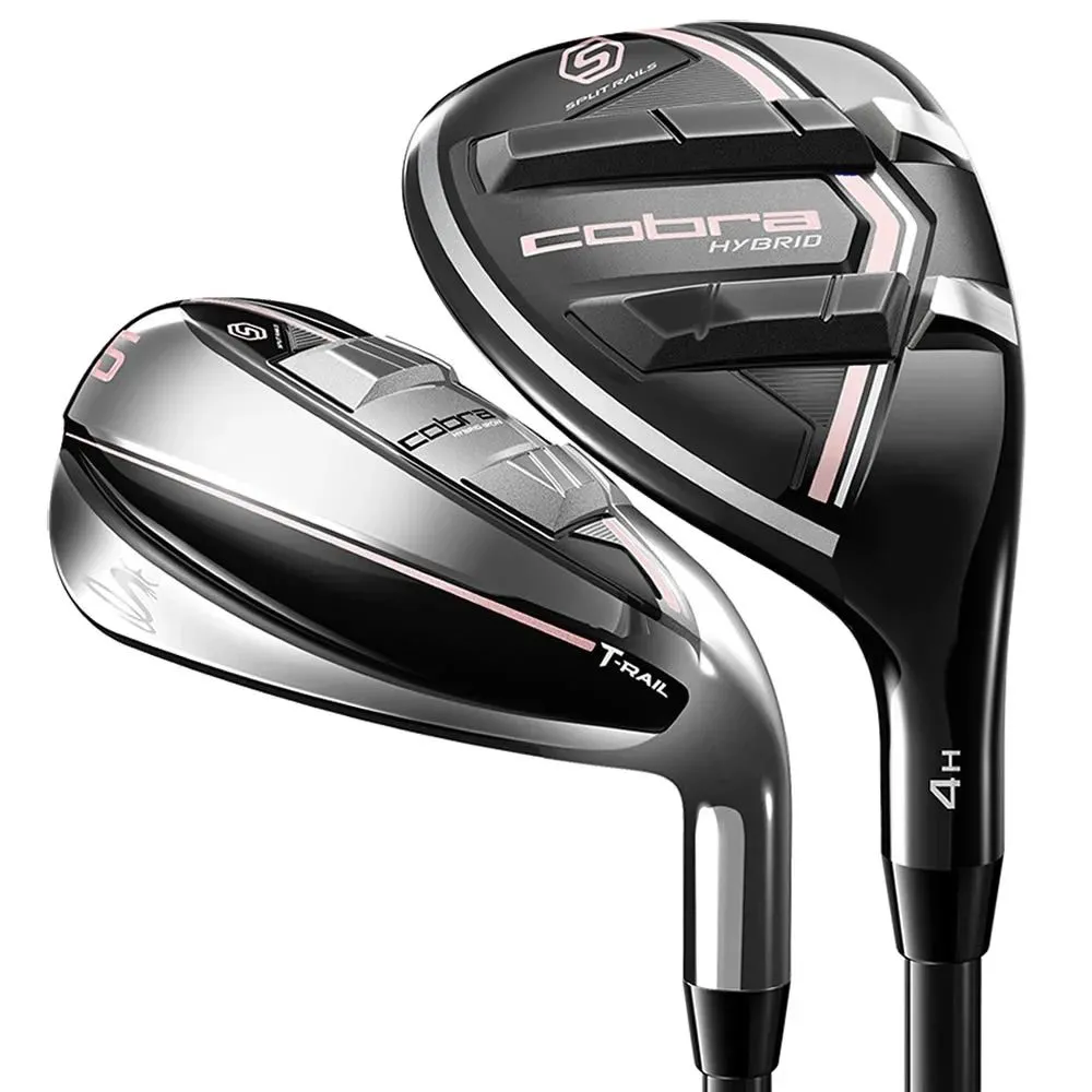 2022 Cobra Ladies T-Rail Combo Golf Irons | Graphite