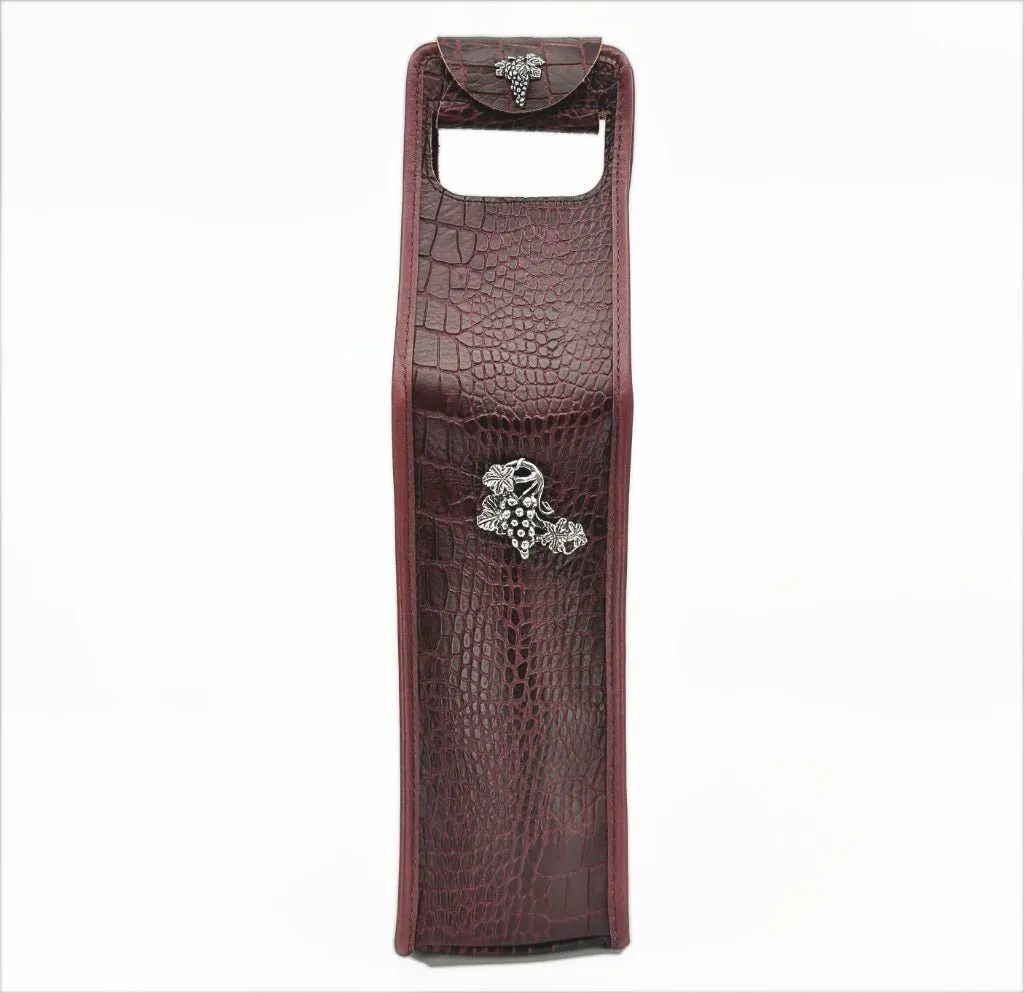 Alligator Wine Bottle Bag