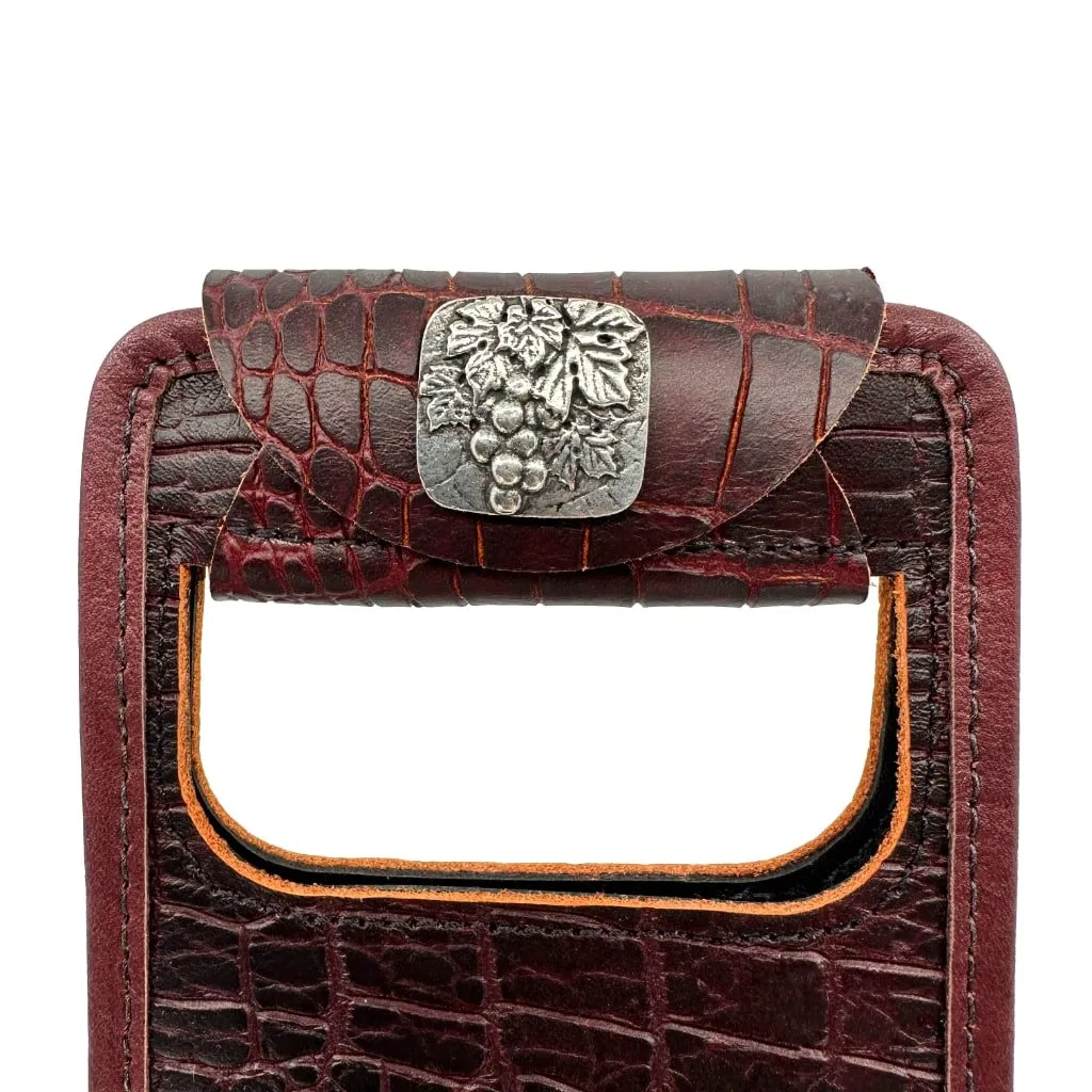 Alligator Wine Bottle Bag