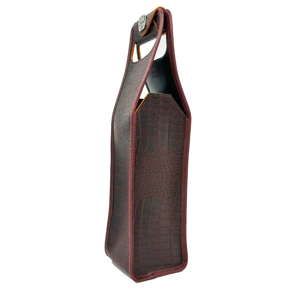 Alligator Wine Bottle Bag