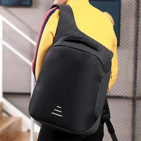 Anti-Theft Waterproof Laptop Backpack with External USB Charging Port