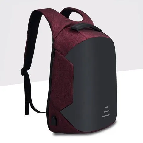 Anti-Theft Waterproof Laptop Backpack with External USB Charging Port