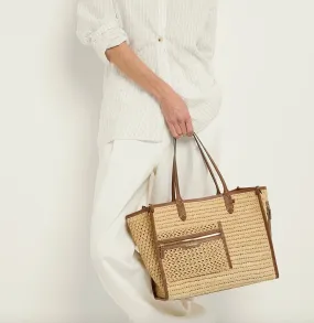 Anya Hindmarch Raffia Pocket Tote