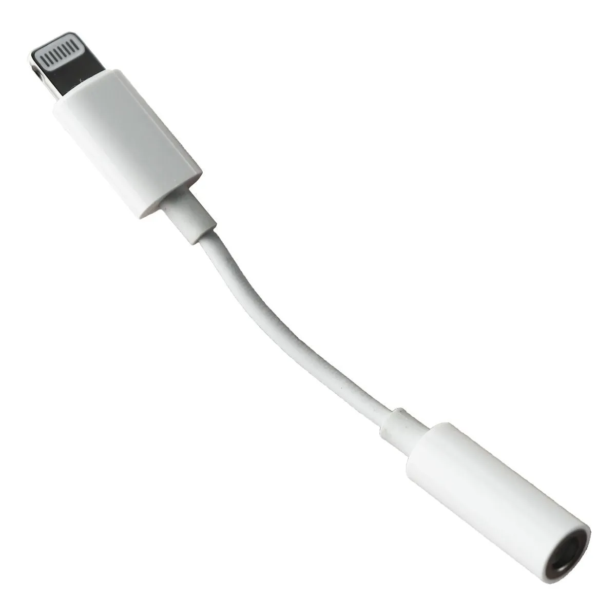 Apple Official 8-Pin to 3.5mm Headphone Jack Adapter - White (A1749)