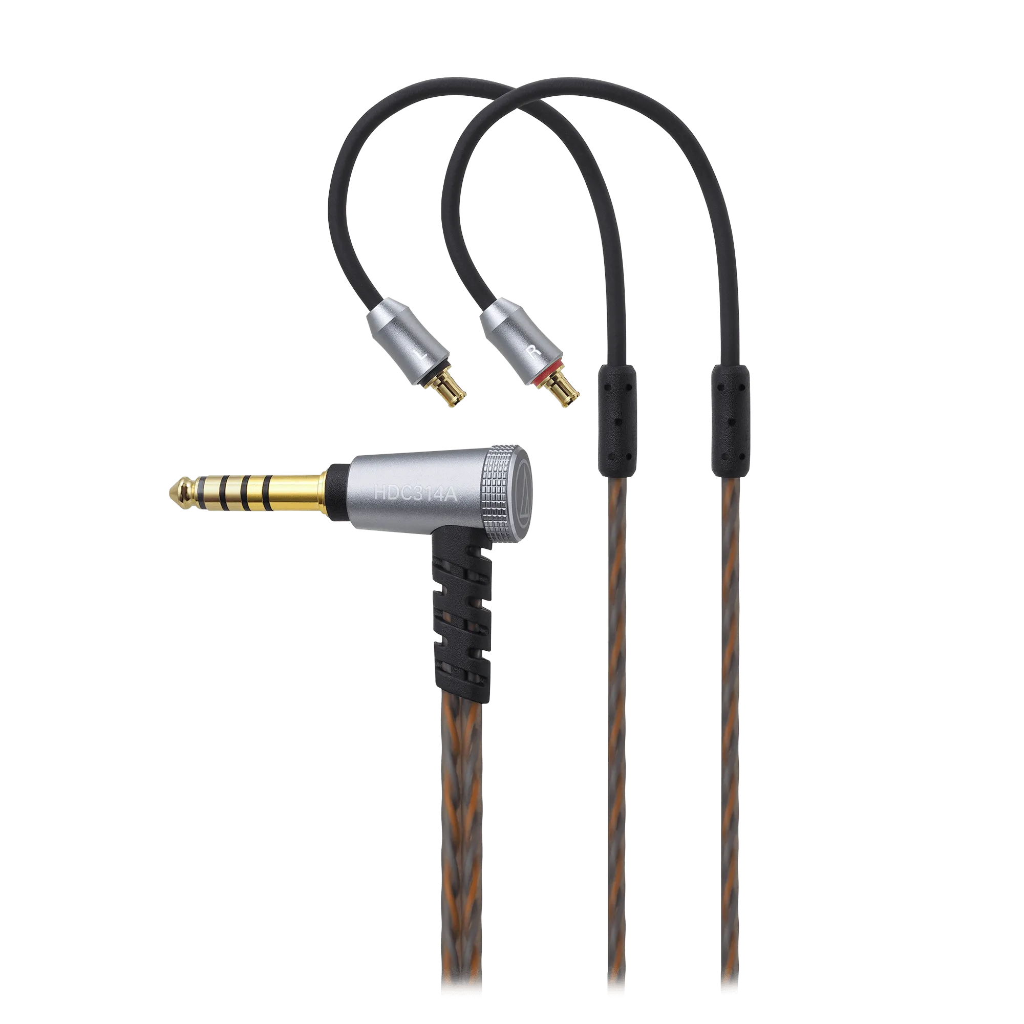 Audio-Technica HDC314A/1.2 Audiophile Headphone Y Cable for LS Series Headphones - 3.9'