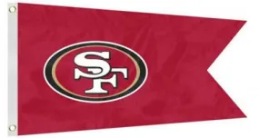 Bag Boy: NFL Pennant 12' x 18' Golf Cart Flag - San Francisco 49ers