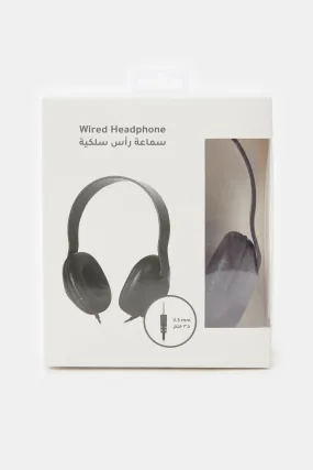 Black Wired Headphone