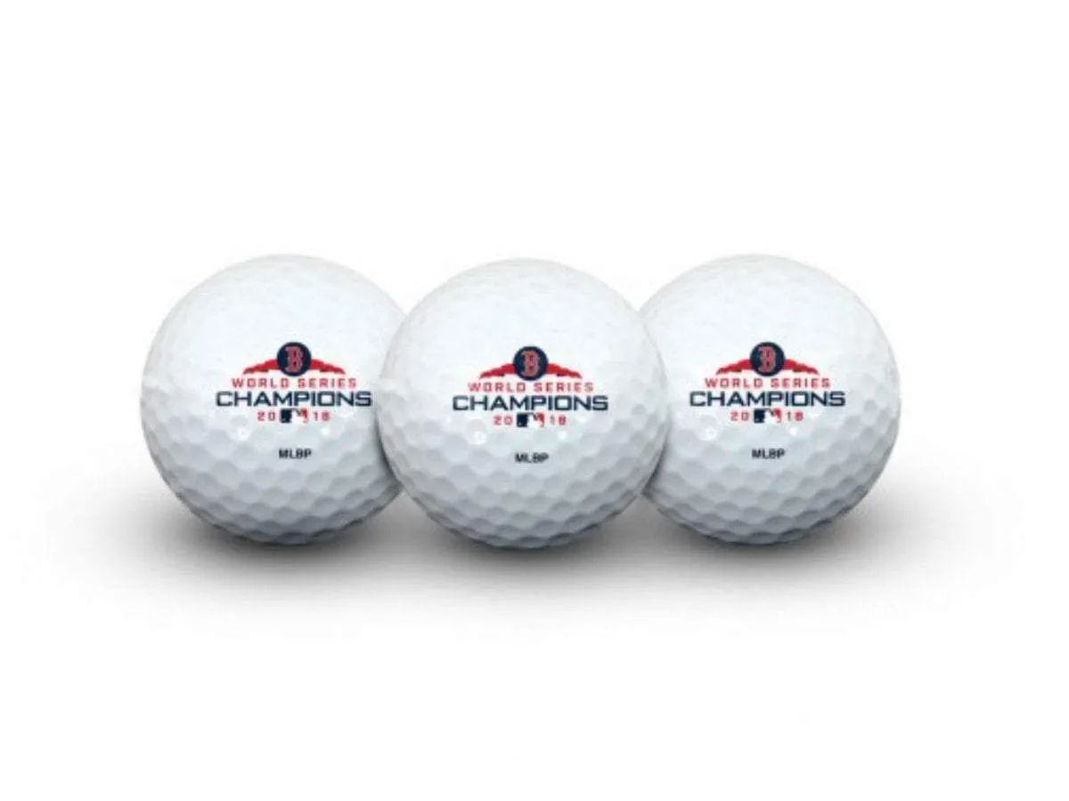 Boston Red Sox 2018 MLB World Series Champions WinCraft Golf Ball Set (3 Pack)