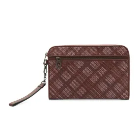 Bottega Veneta Intrecciato Polka Dot Document Case Wristlet