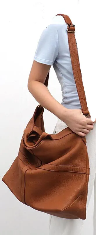 Brown women shoulder bag