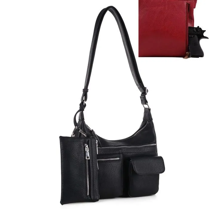 C5803L RFID Protected Concealed Saddle Bag Crossbody