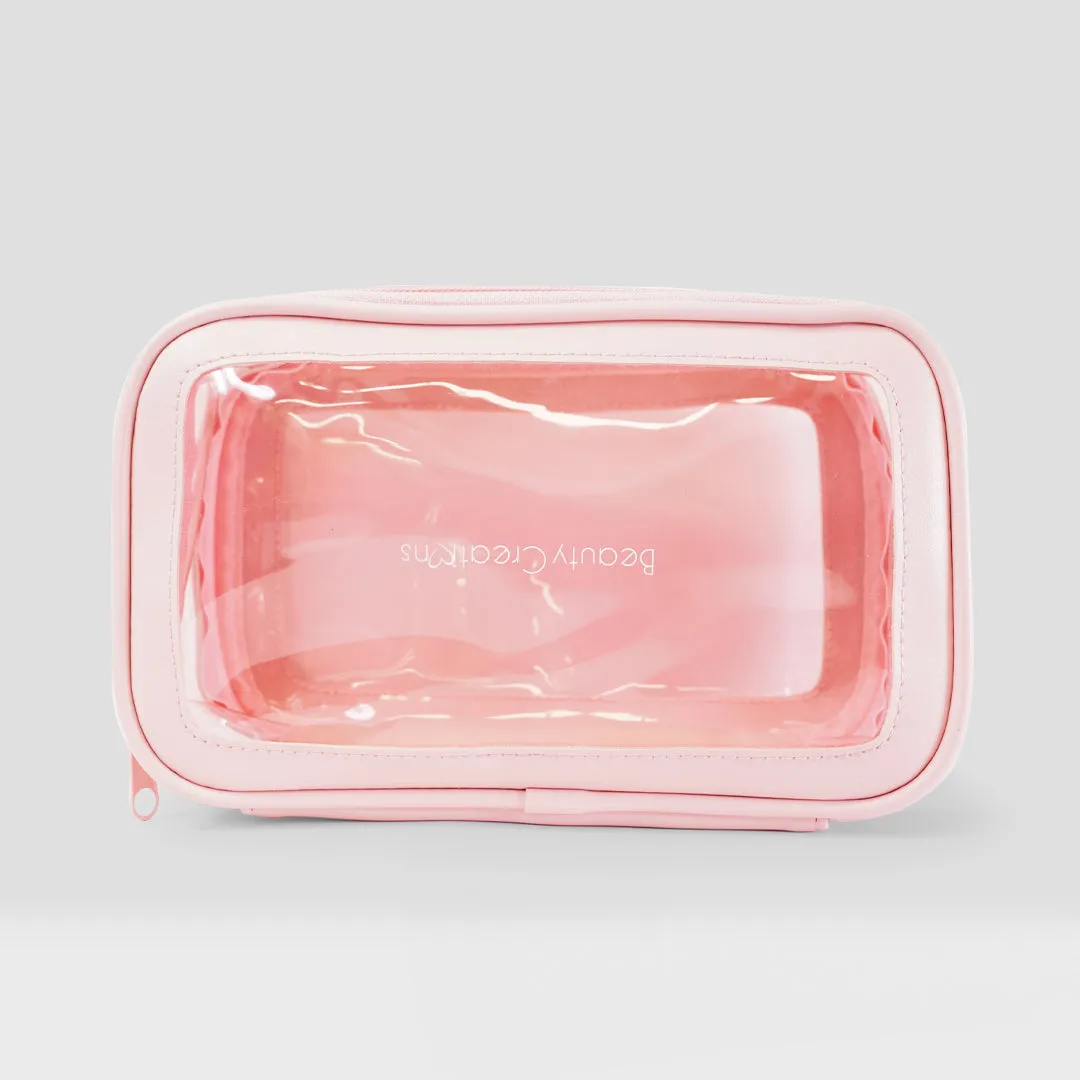 Clearly Pink Cosmetic Bag