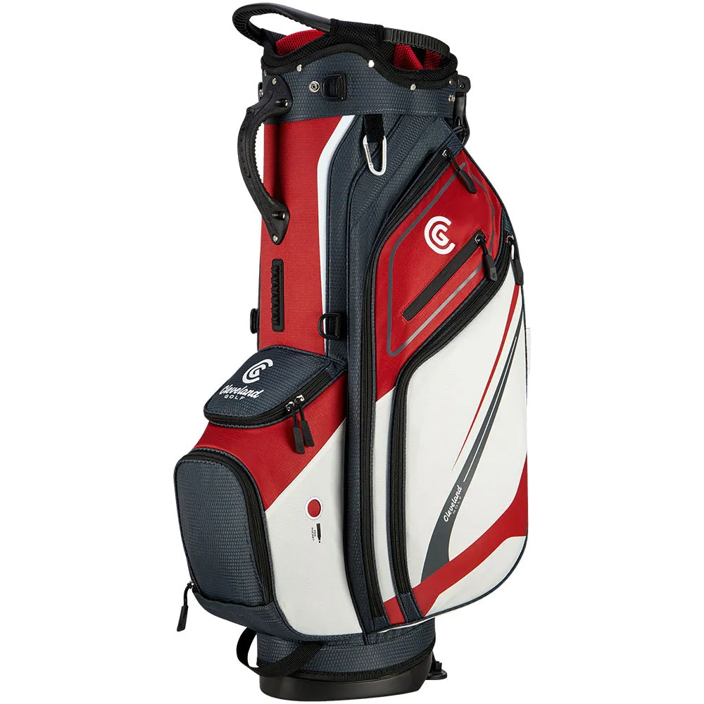 Cleveland Saturday Stand Bag - Red/White/Charcoal