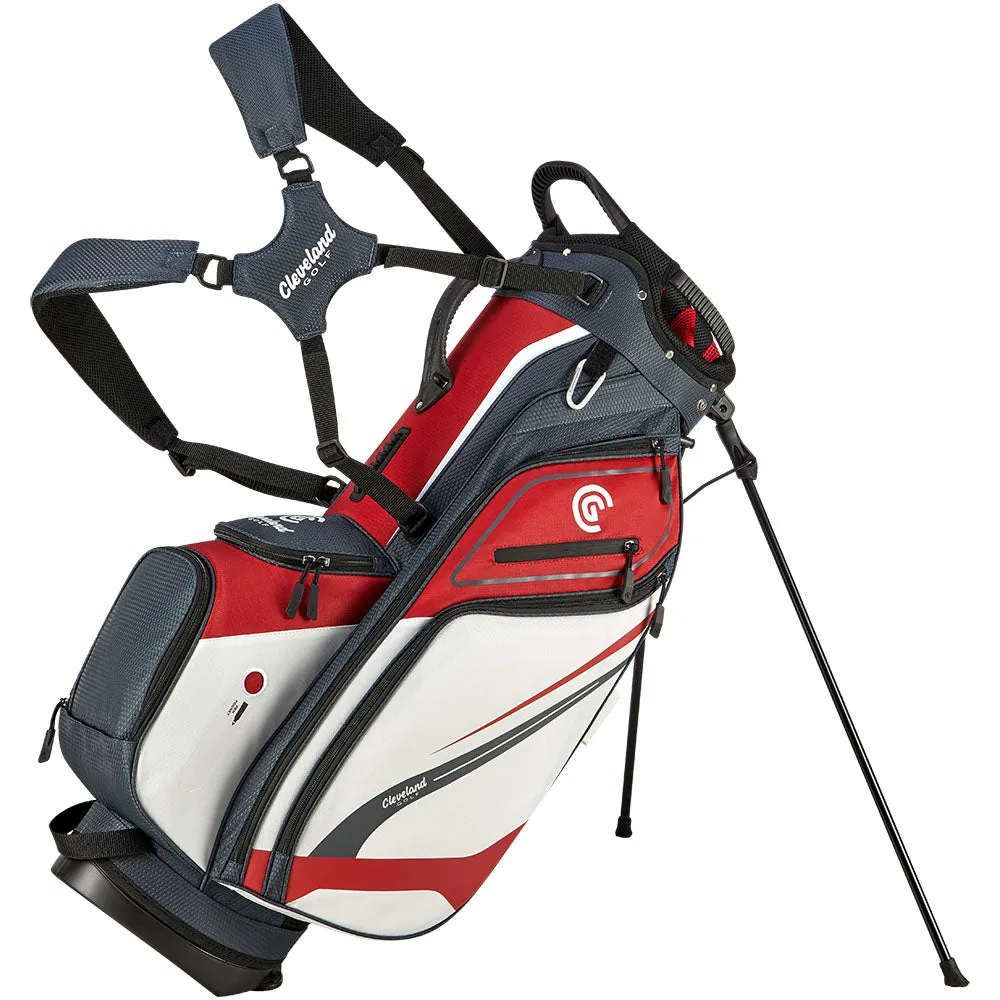 Cleveland Saturday Stand Bag - Red/White/Charcoal