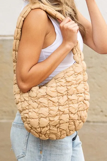 Dale Quilted Puffer Shoulder Bag