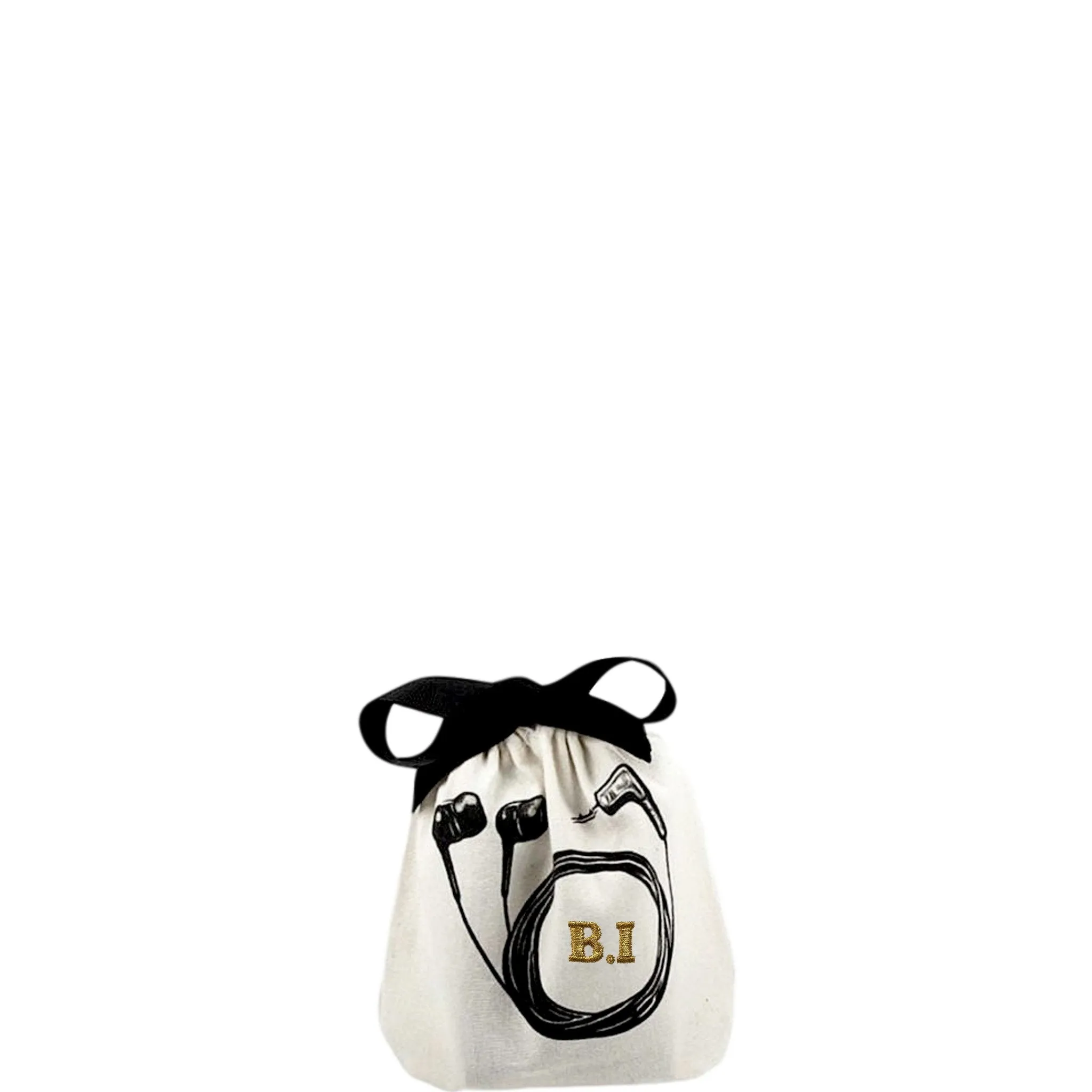 Earbuds Bag, Cream