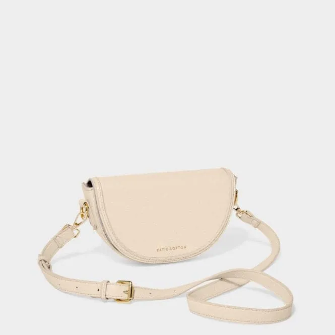 Eggshell Cleo Mini Saddle Saddle Bag KLB2839