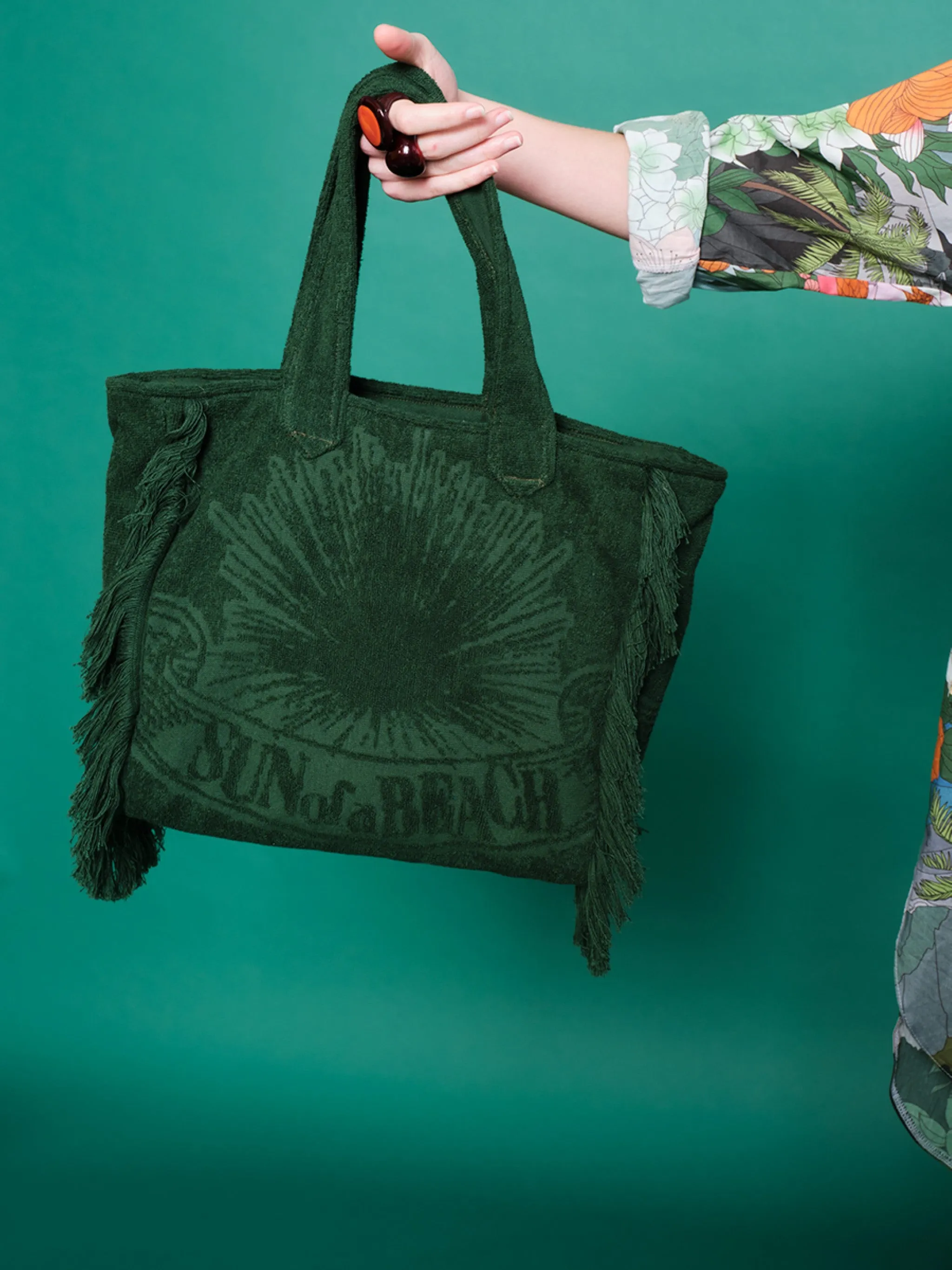 Evergreen | Mini Terry Tote Bag