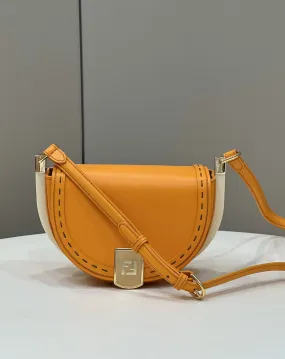 FI Moonlight Saddle Orange Bag For Woman 19cm/7.5in