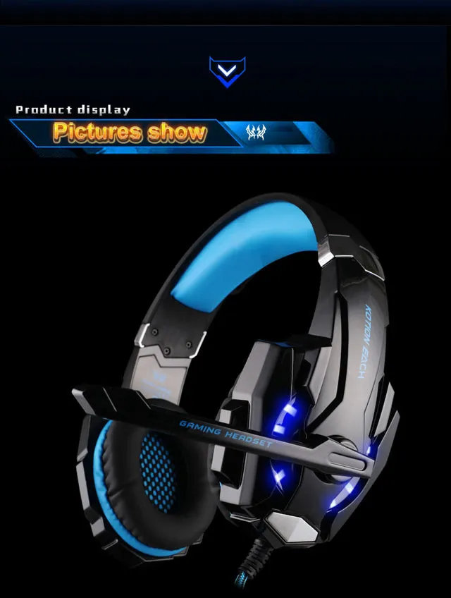 Gaming Headphone USB 3.5mm AUX PC Headset