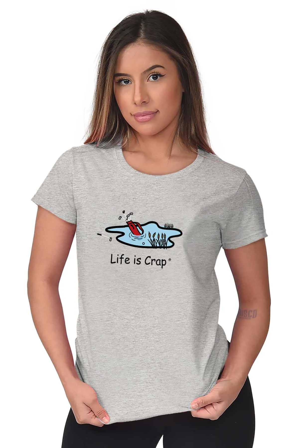 Golf Bag Ladies T-Shirt