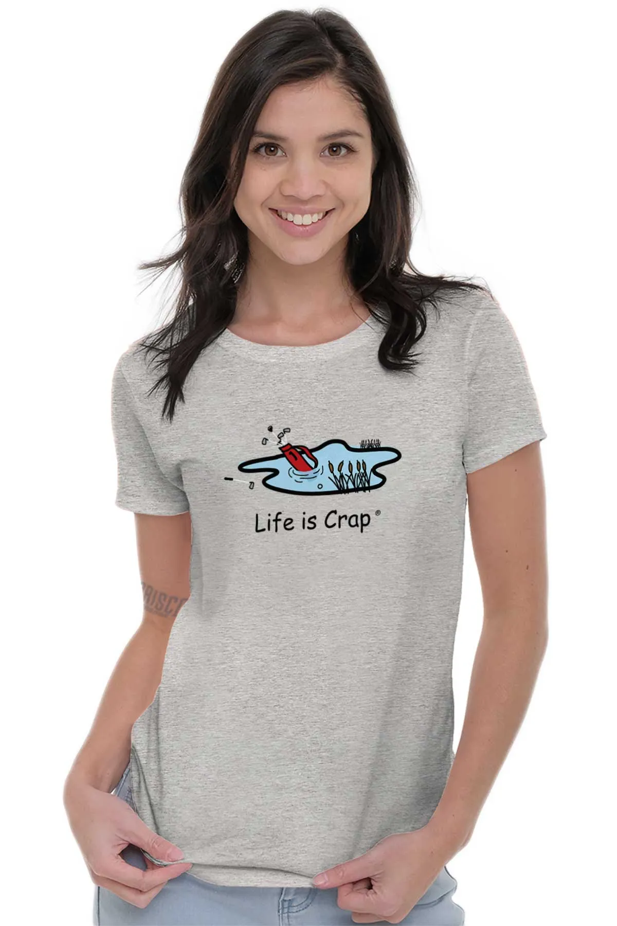 Golf Bag Ladies T-Shirt