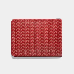 Goyard Red Porte Documents Sorbonne