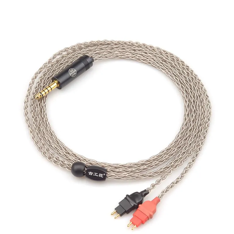 GUCraftsman 6n silver HD600 HD650 HD660s Headphone upgrade Cables 4.4/2.5mm balance