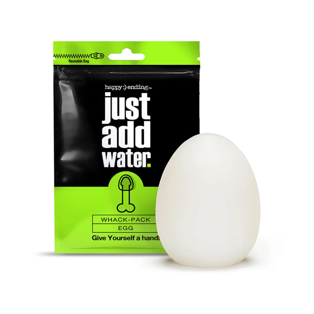 Happy Ending Just Add Water Self-lubricating Whack Pack - Egg