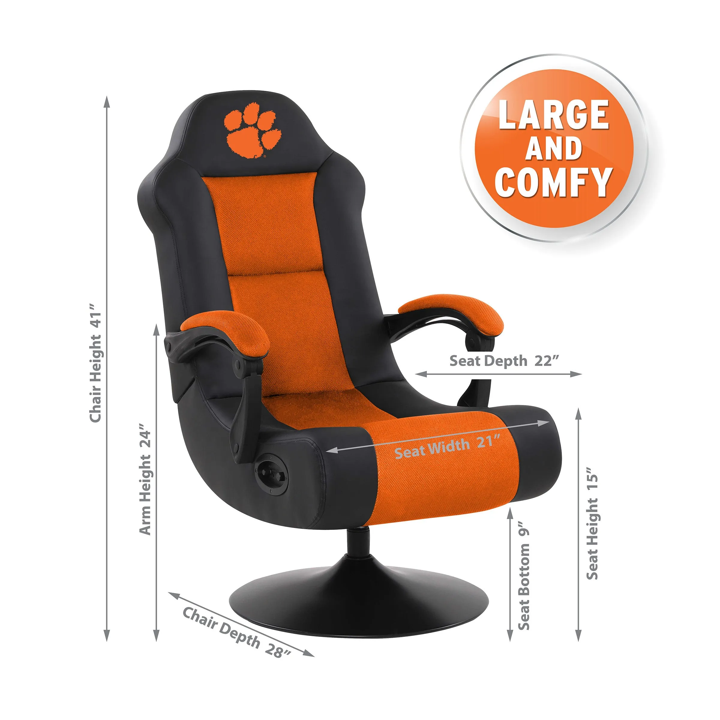 Imperial Clemson University Ultra Gaming Chair