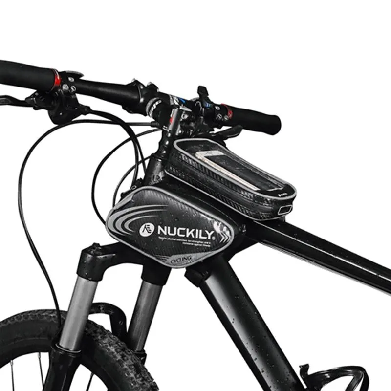 Nuckily Bicycle Saddle Bag for Mobile Phone and Accessories