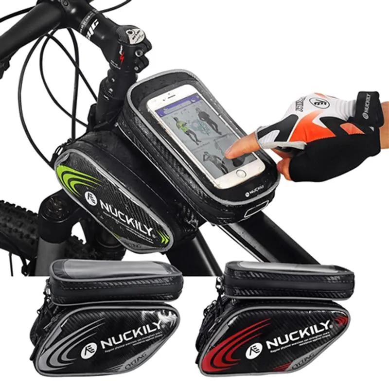 Nuckily Bicycle Saddle Bag for Mobile Phone and Accessories