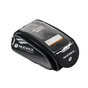 Nuckily MC-PL06 Black Bicycle Saddle Bag for Mobile Phone and Accessories