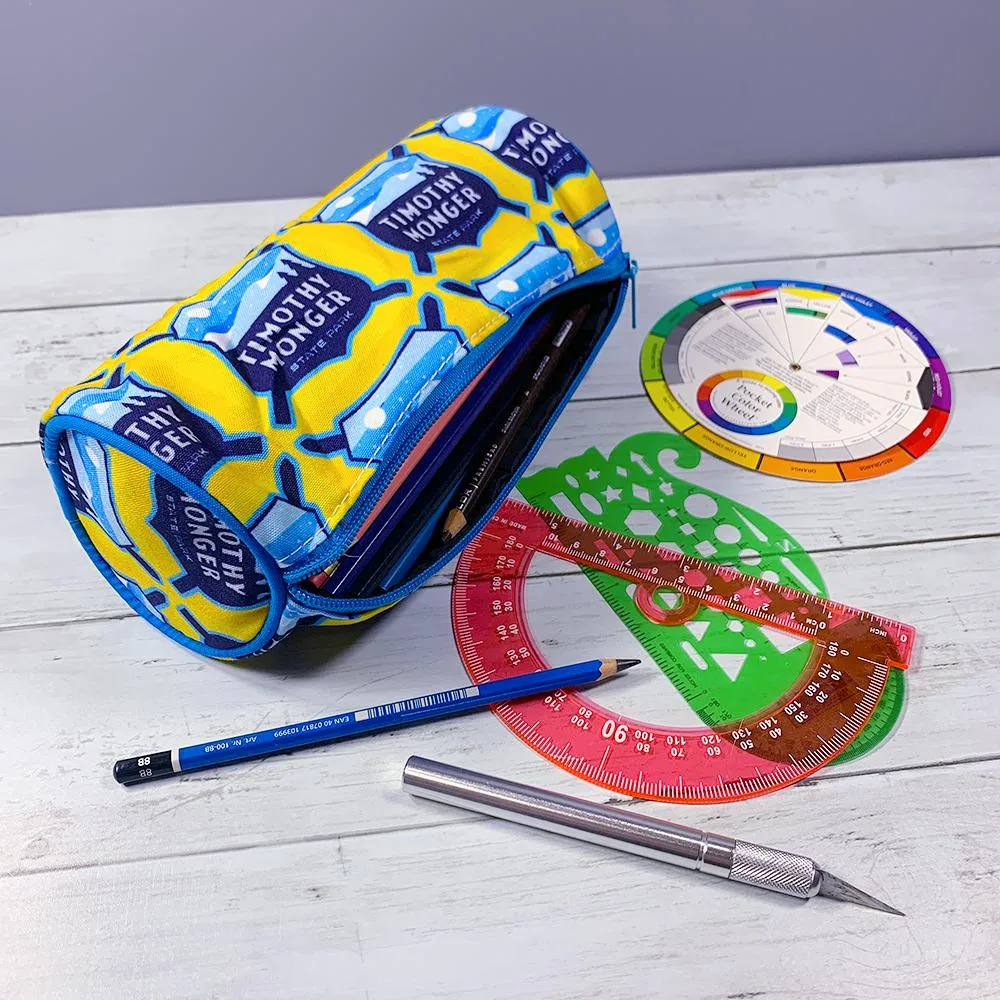 Pencil/ Cosmetic Cases (Round Shape)