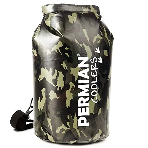 PERMIAN Portable Cooler Bag Roll Top Green 15L