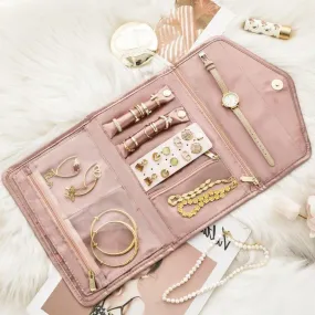 Pink Jewellery Travel Bag