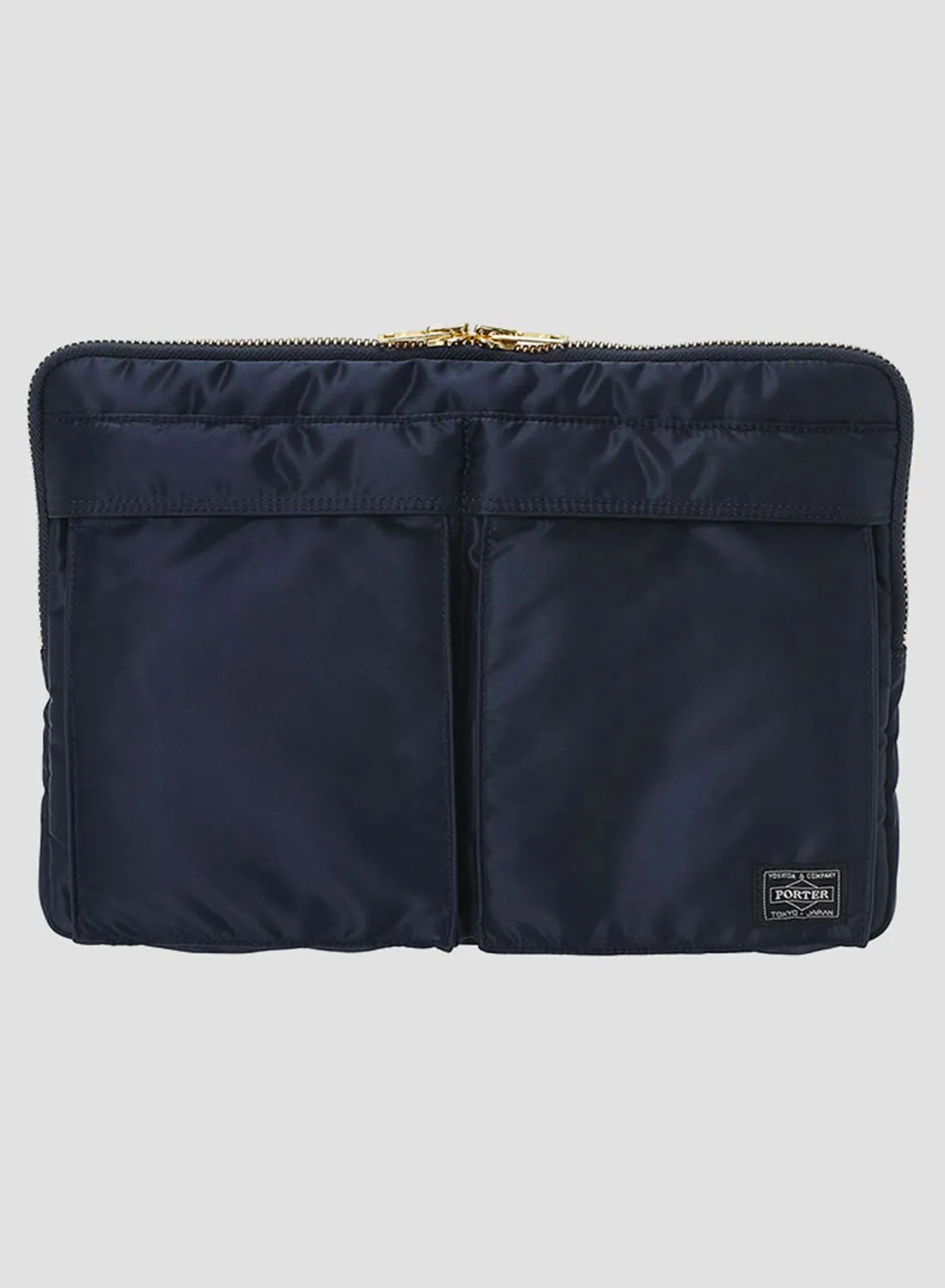 Porter-Yoshida & Co Tanker Document Case in Iron Blue