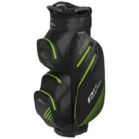 PowaKaddy Dri-Tech Golf Cart Bag - Black/Gun Metal/Lime