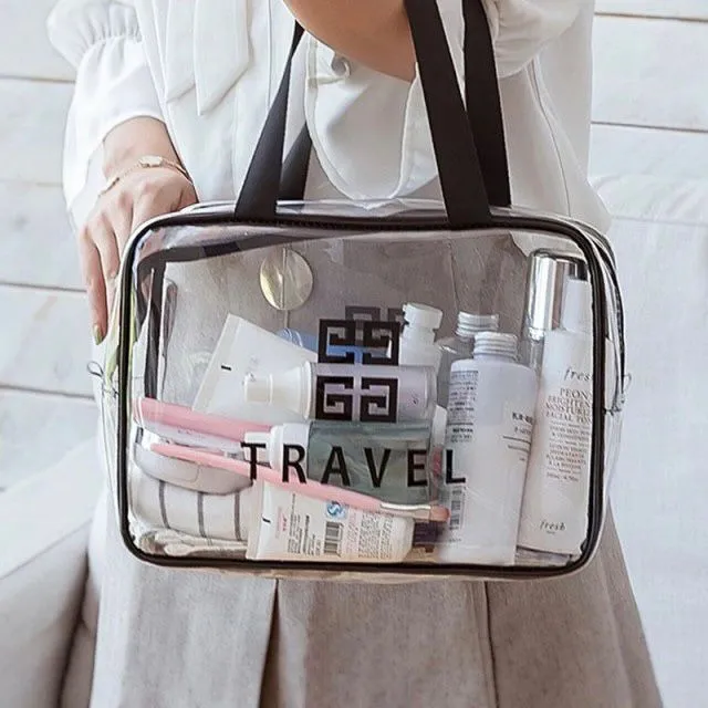 PVC Travel Cosmetic Bag (Large)