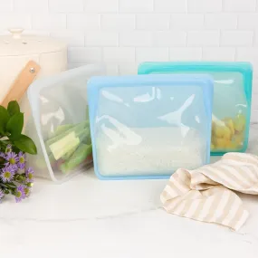 Reusable Silicone Stand-Up Bag - 3 Colors