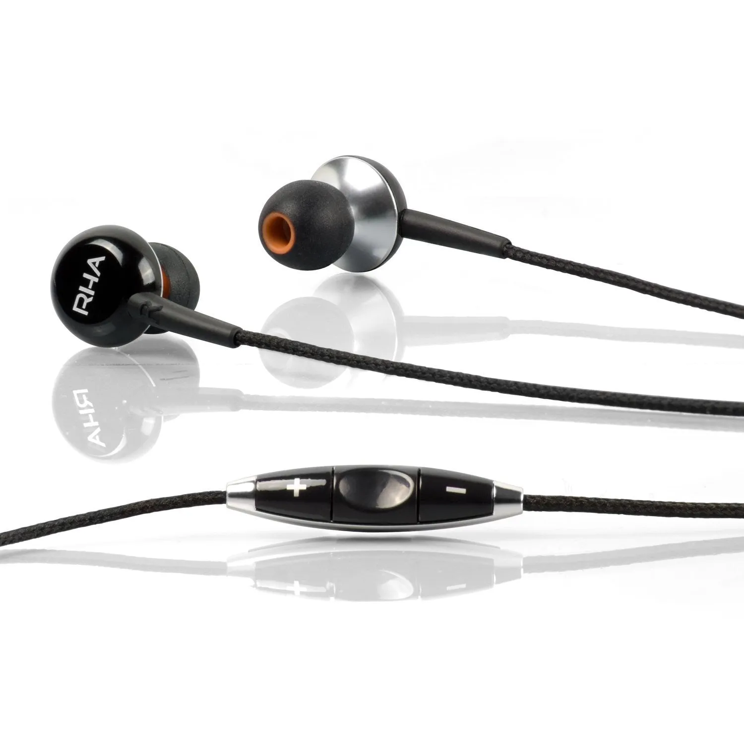 RHA MA450i Black Noise Isolating In Ear Earphones with Remote and Microphone