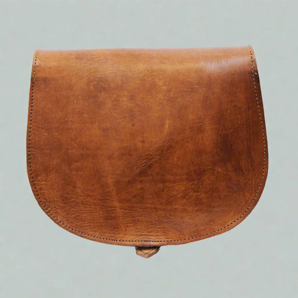 Sam Leather Saddle Bag