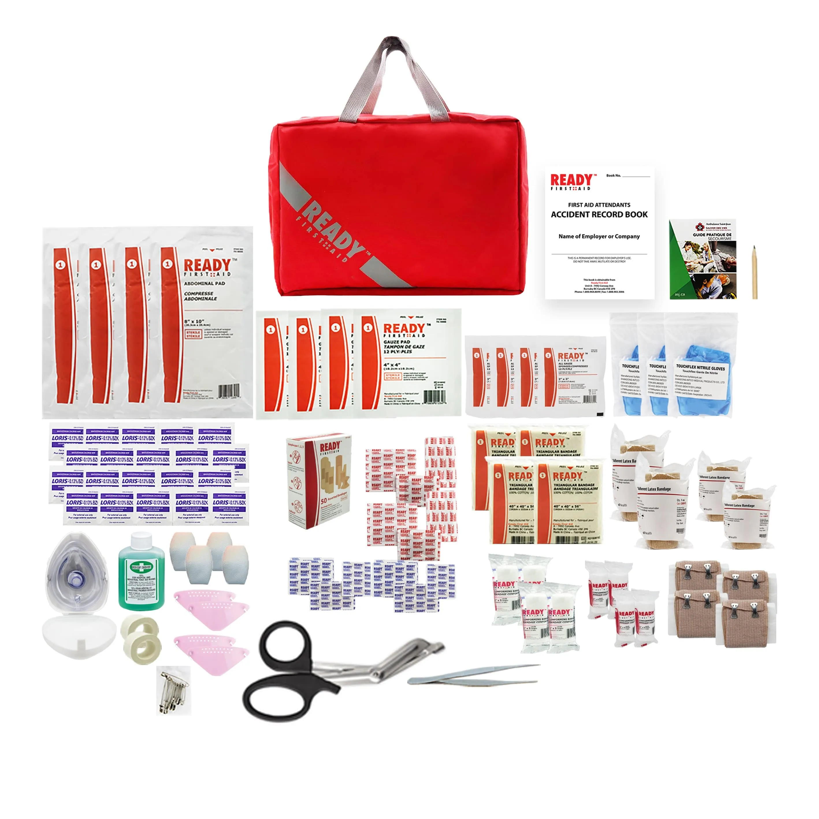 Saskatchewan 10 - 40 Employees First Aid Kit Minimum Requirements