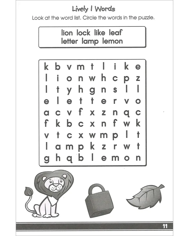 School Zone My First Word Searches Can You Find the Words? Little Busy Book