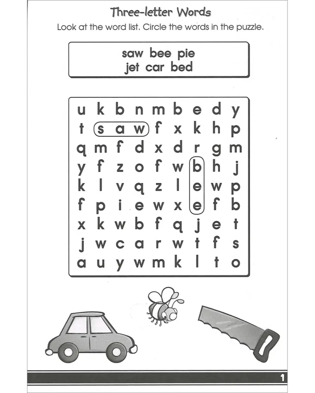 School Zone My First Word Searches Can You Find the Words? Little Busy Book