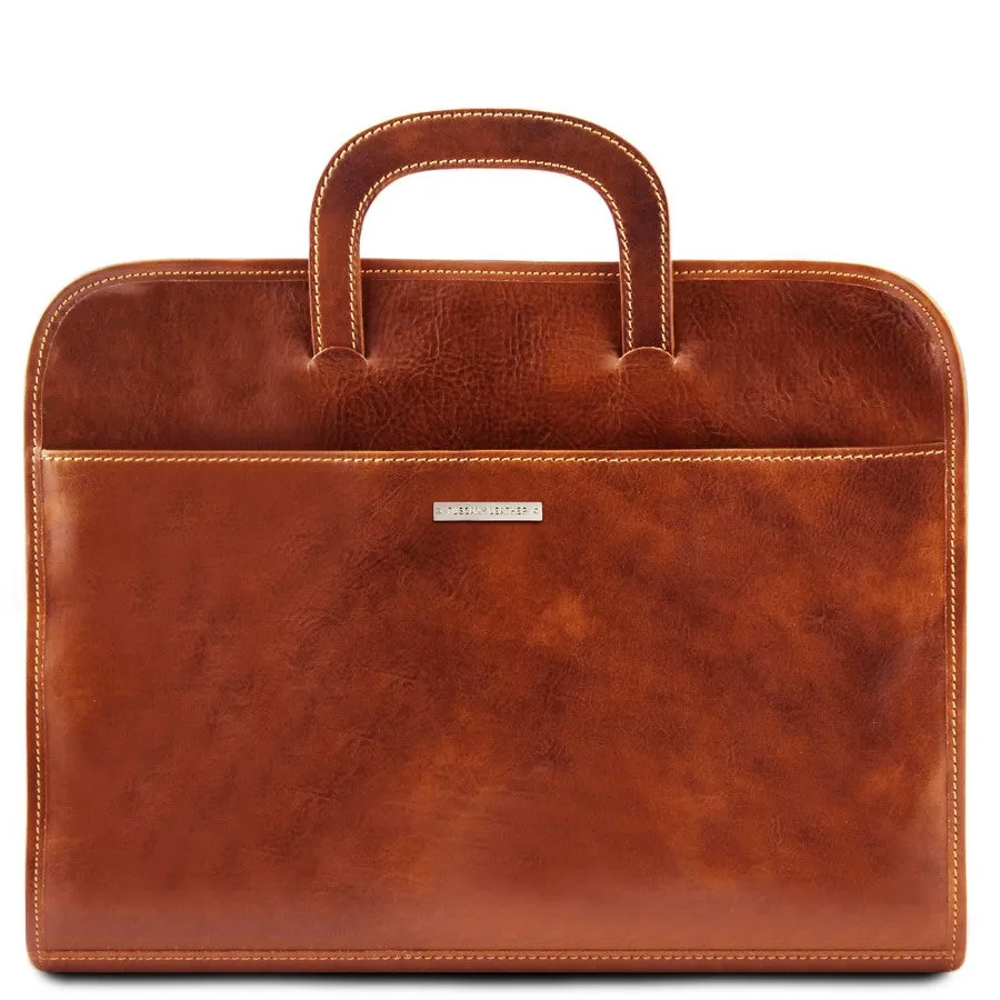 Sorrento Leather Document Bag