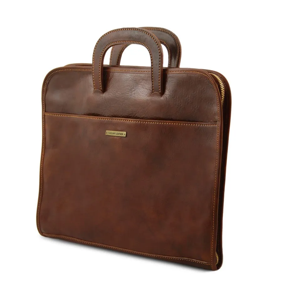 Sorrento Leather Document Bag