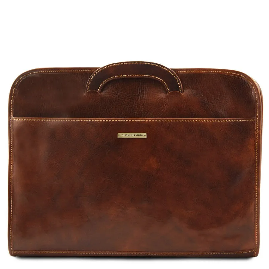 Sorrento Leather Document Bag