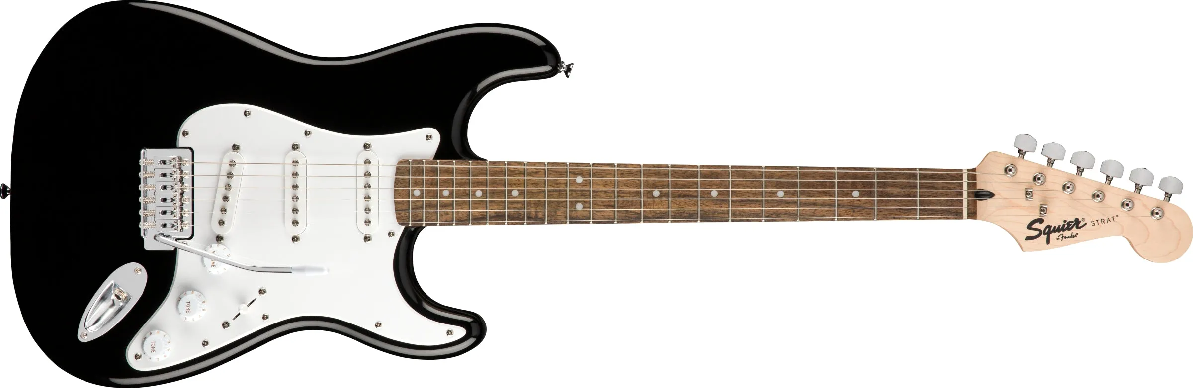 Squier Stratocaster Electric Guitar Pack with Fender Frontman 10G Amp Black